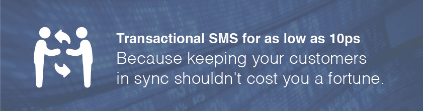 Transactional SMS service